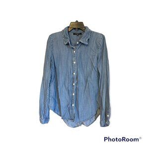 Muselooks Denim Button Down Blouse M